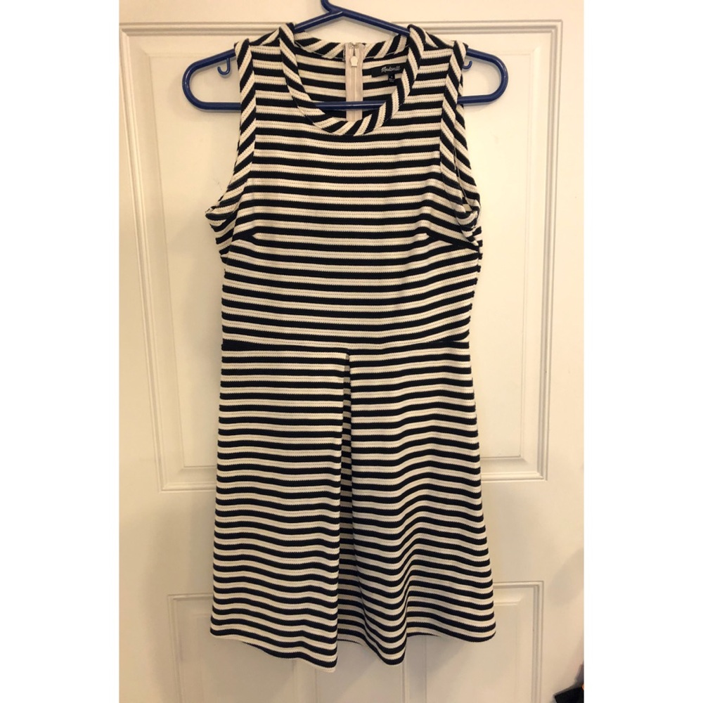 Madewell Black and white striped dress Small - Picture 3 of 6